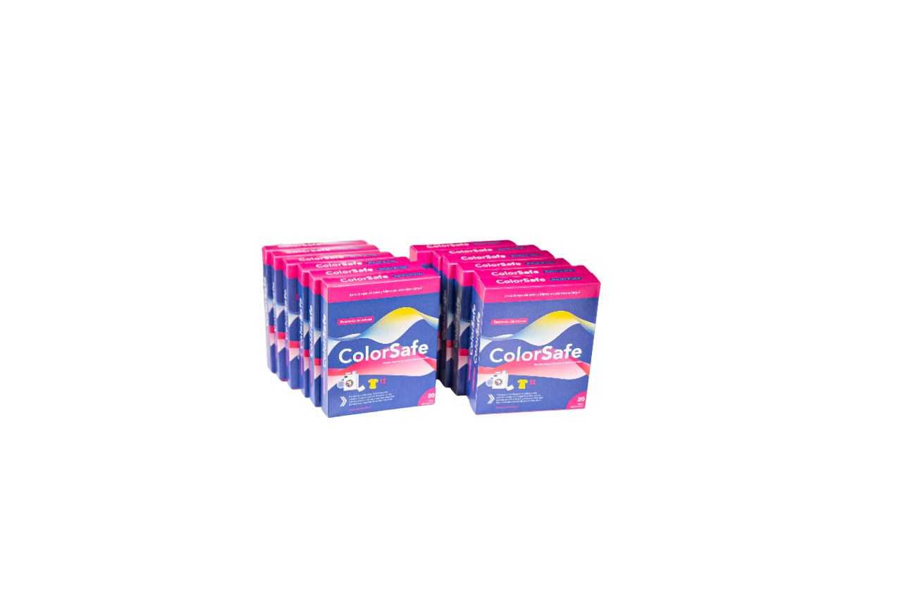 ColorSafe - Caja de 12 estuches de 20 hojas absorbentes